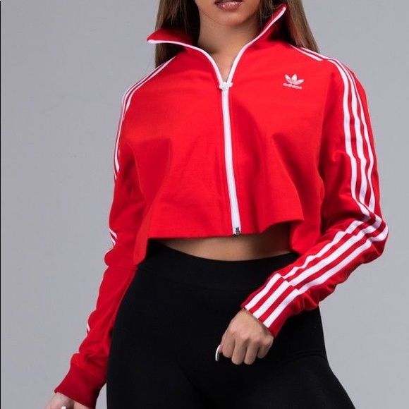 Adidas Cropped Sweater - Picture 1 of 2